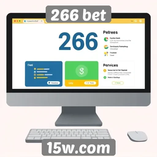 Interface do usuário do 266 bet em análise